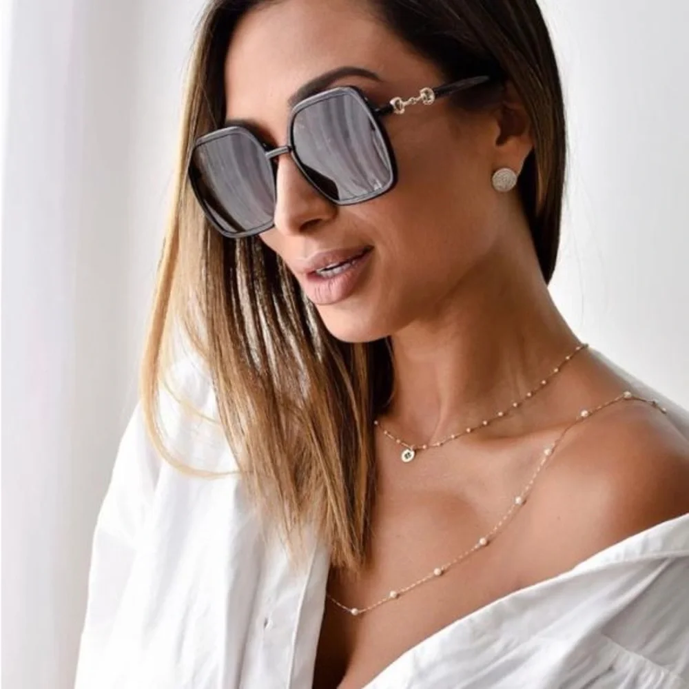 Gucci Black New Collection Gg0890s 001 Eyewear Sunglasses